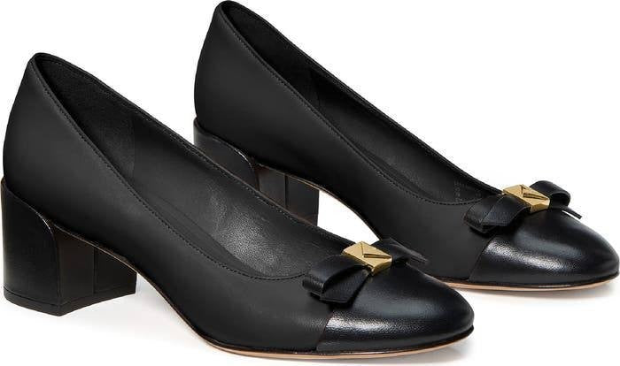 Kate Spade Ballet Toe Pumps Black Leather Size 10B New in Box $248