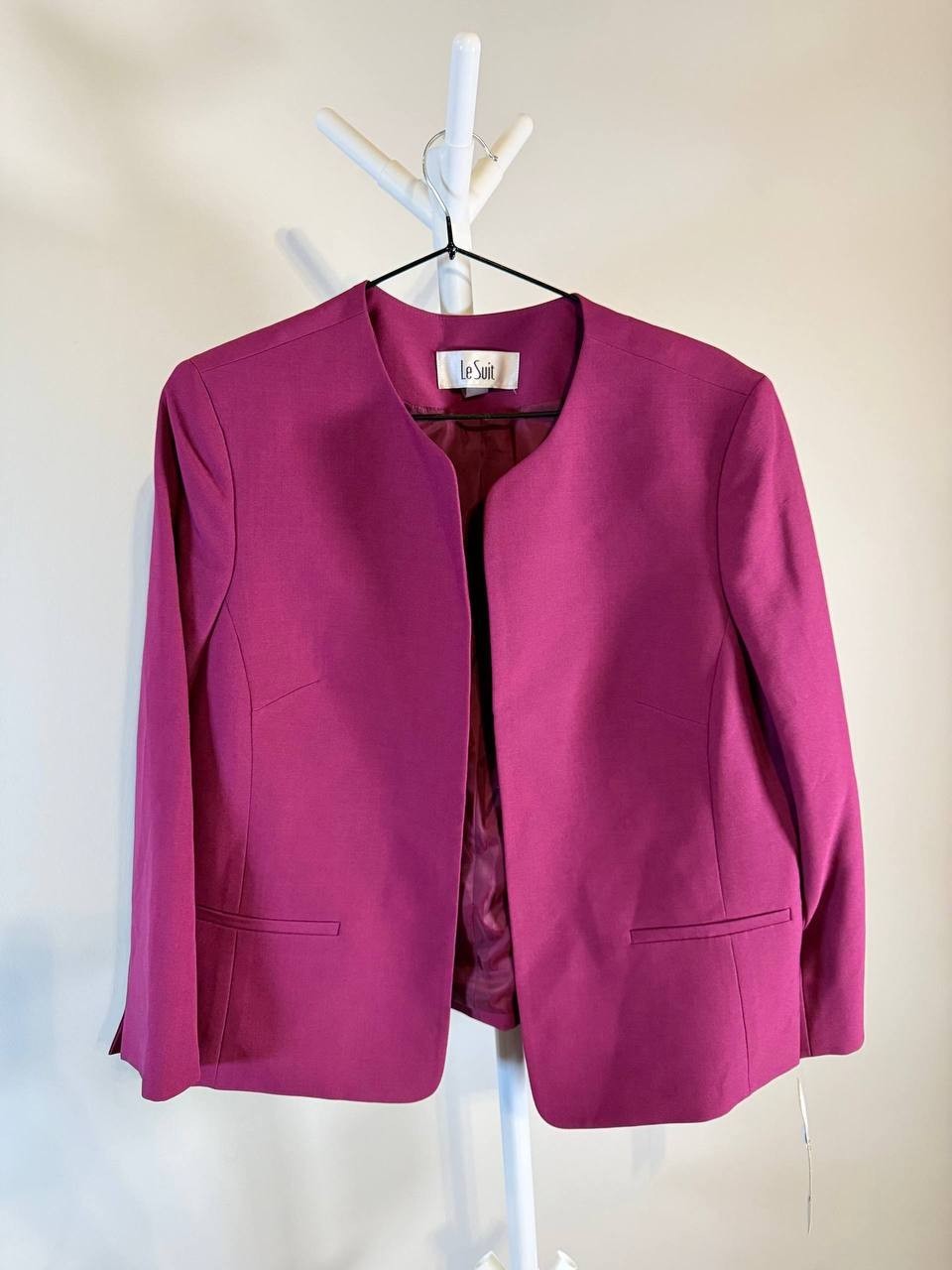 Le Suit Women’s Tailored Blazer –Pink– Size 12 – NWT – MSRP $300