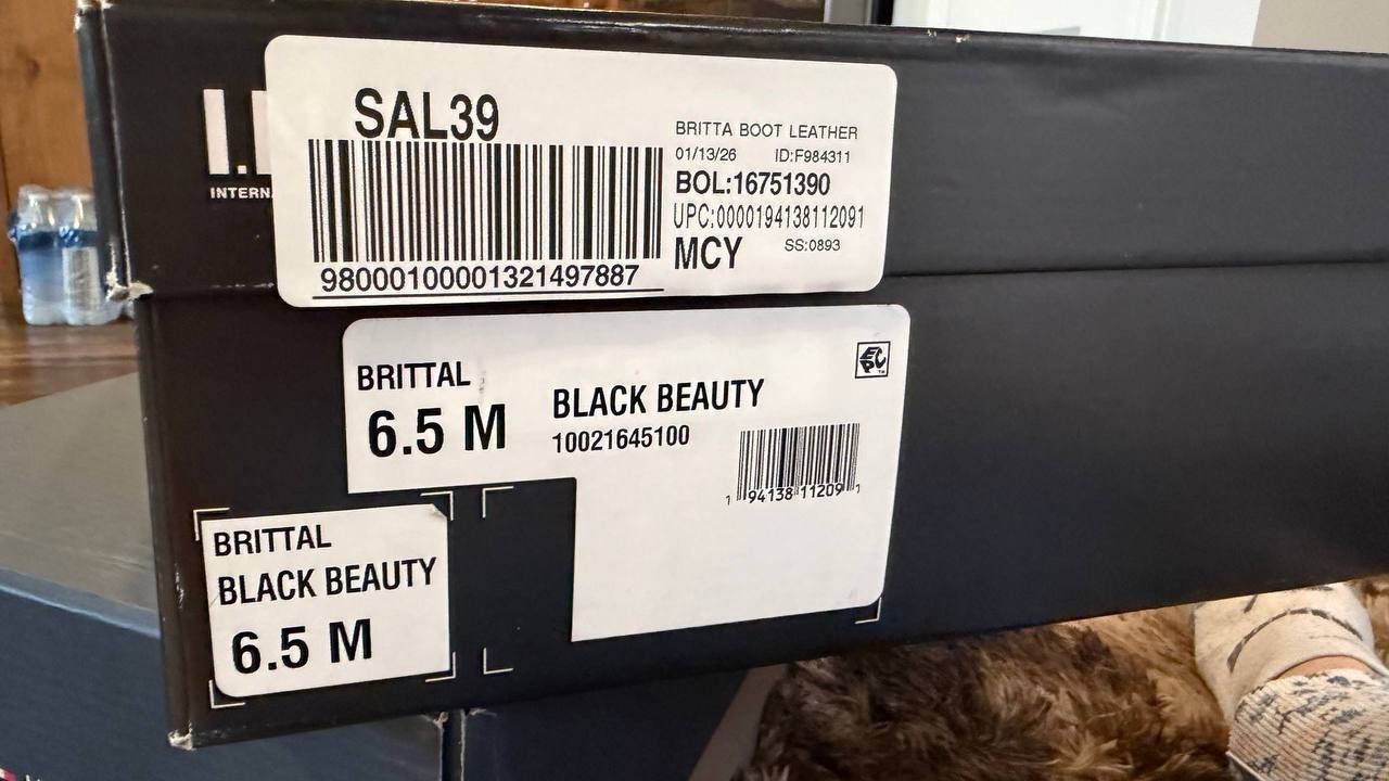 INC Britta Boots 6.5M Black Beauty Leather Knee Riding Flat Zip NIB msrp$189