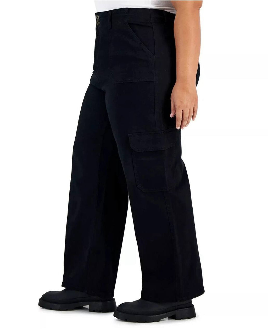 Celebrity Pink Eco-Friendly Jogger Pants Women Size 16 Black Relaxed Fit