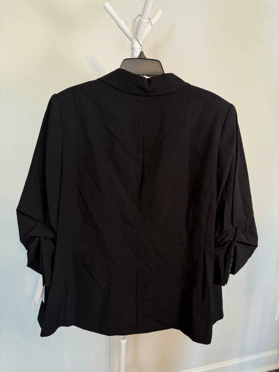 DKNY Ruched‑Sleeve One‑Button Blazer – Size18W– NWT – $138