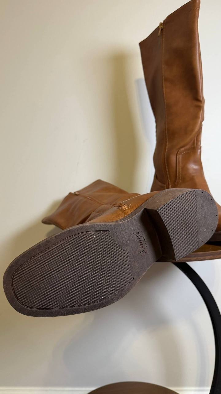 Blowfish Malibu Nomads Boots 10M Dark Honey Western Block Heel NIB msrp$109.99