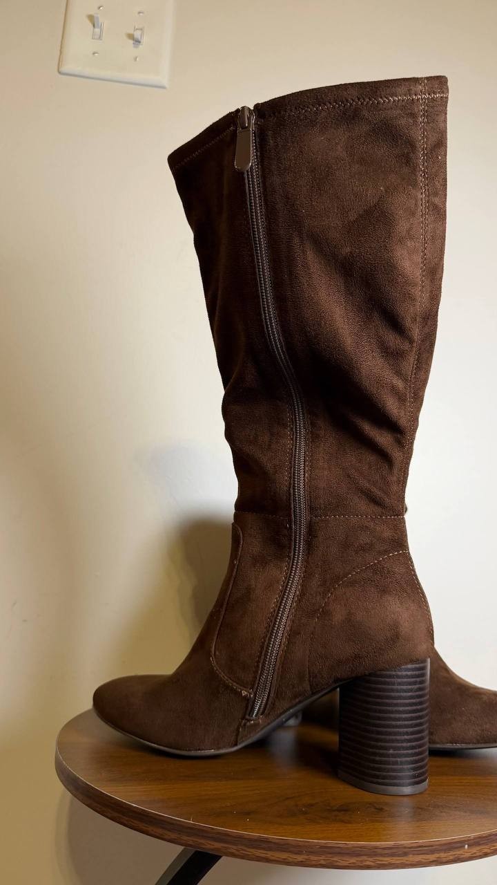 Style&Co Dark Roast Round Toe Boots 7.5M New in Box MSRP $89.90