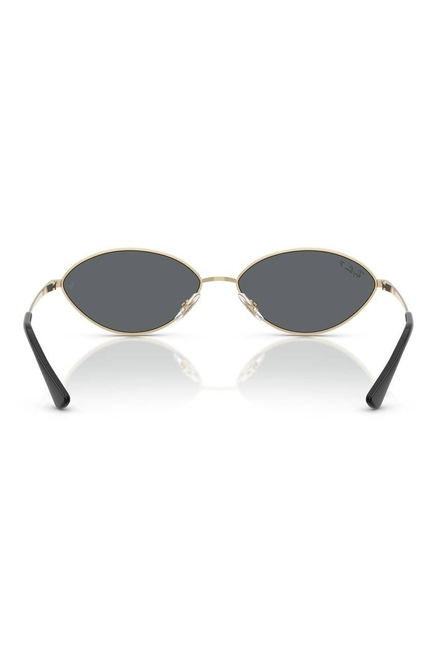 Ray‑Ban  Kai  59mm  Polarized  Oval  Sunglasses  Gold/Dark  Grey  NWT  $160