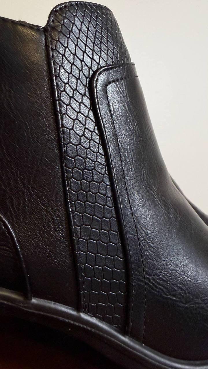 Easy Motion by Easy Street Booties 9.5W Black Man‑Made Zip Comfort NIB msrp$75