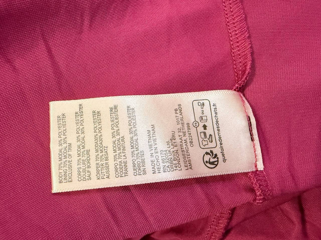 Free People Trixie Rib Jersey Tunic Top –Pink– Size L – NWT – $68