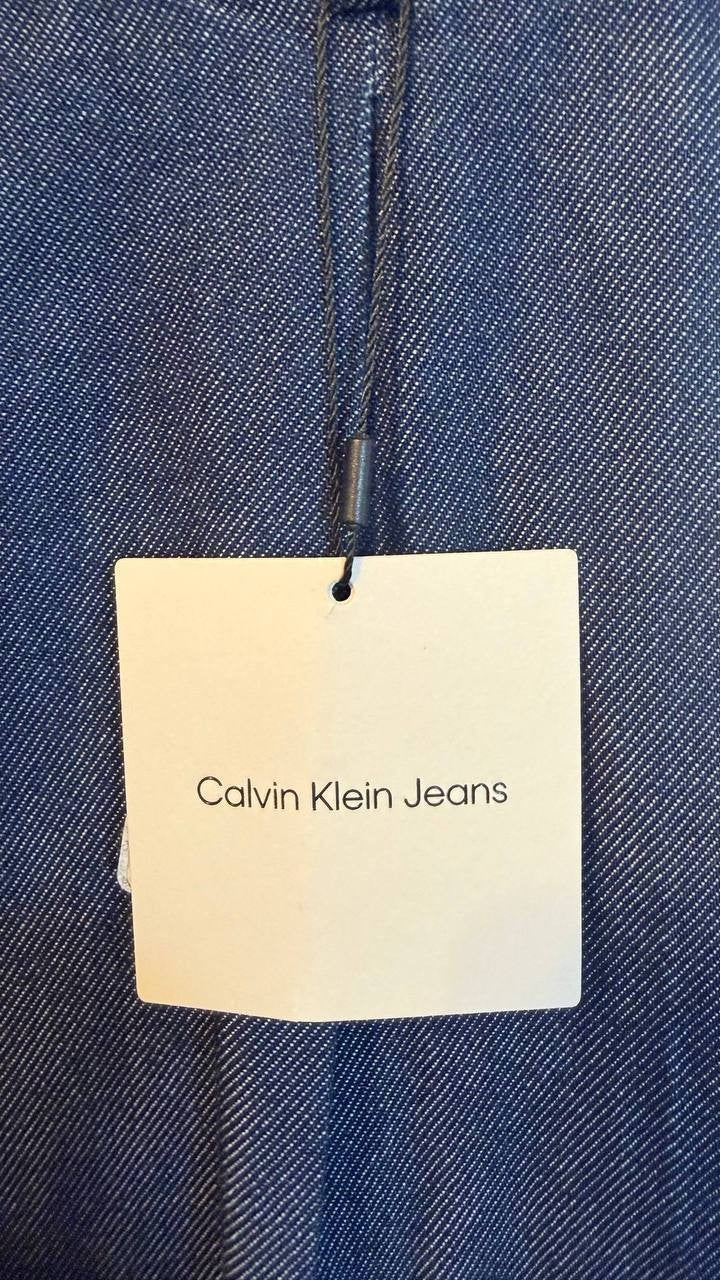 Calvin Klein Ultra High Relaxed Fit Jeans Dark Blue Denim 26Wr NWT $119