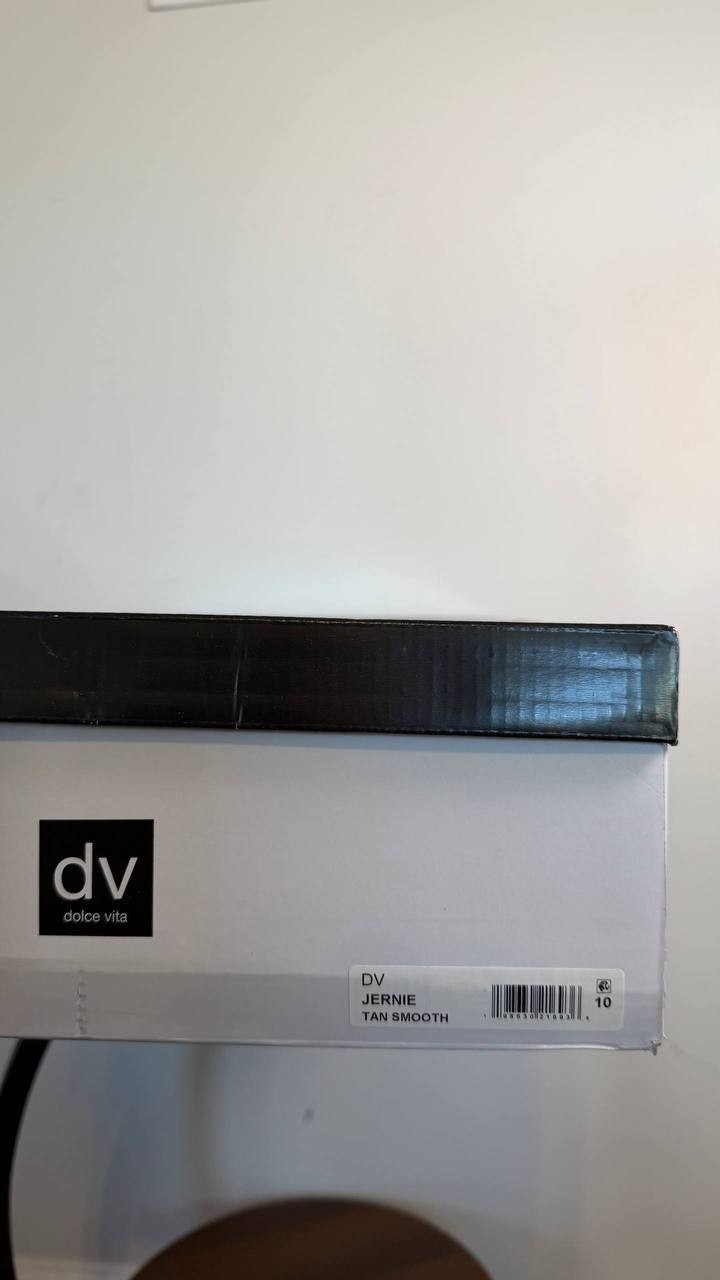 DV Dolce Vita Jernie Wide Calf Tall Riding Boots Tan Smooth 10M Man‑Made $99 NWB