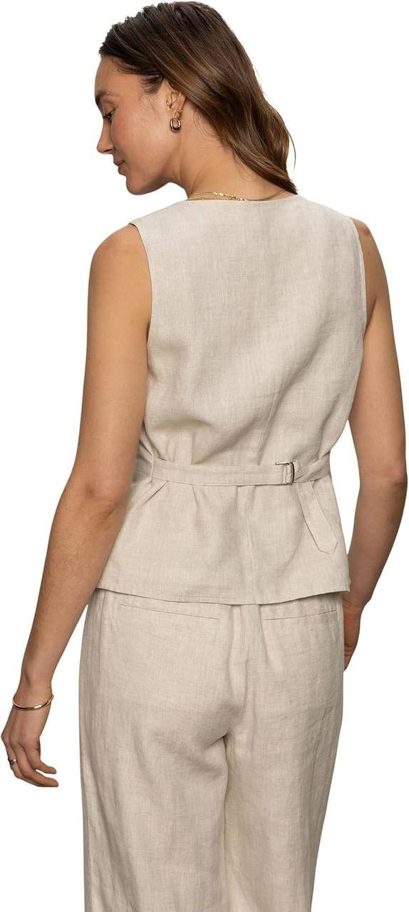 Sanctuary Outsmart Square Neck Vest – Natural (Flax) – Size XL – NWT – $119
