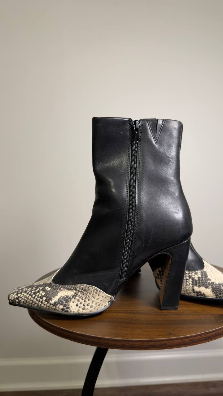 Steve  Madden  Booties  Black  8  New  $169