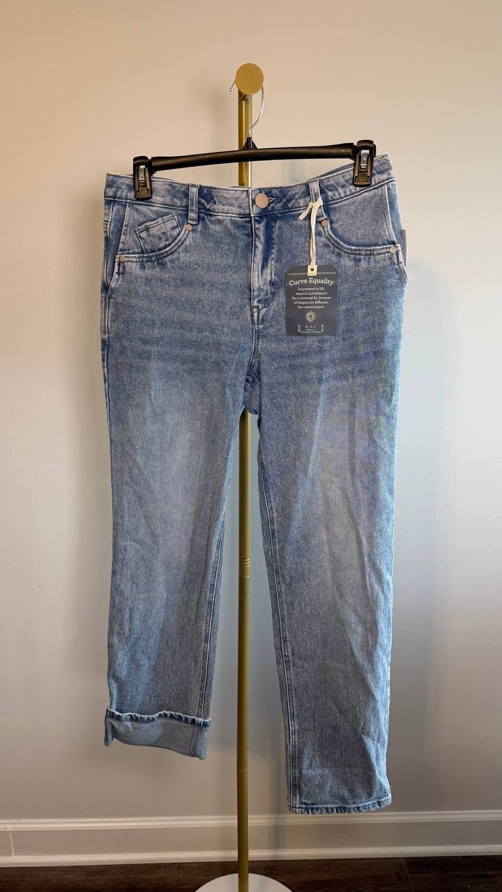 Democracy “Ab”solution Girlfriend Jeans Blue 8 NWT $88