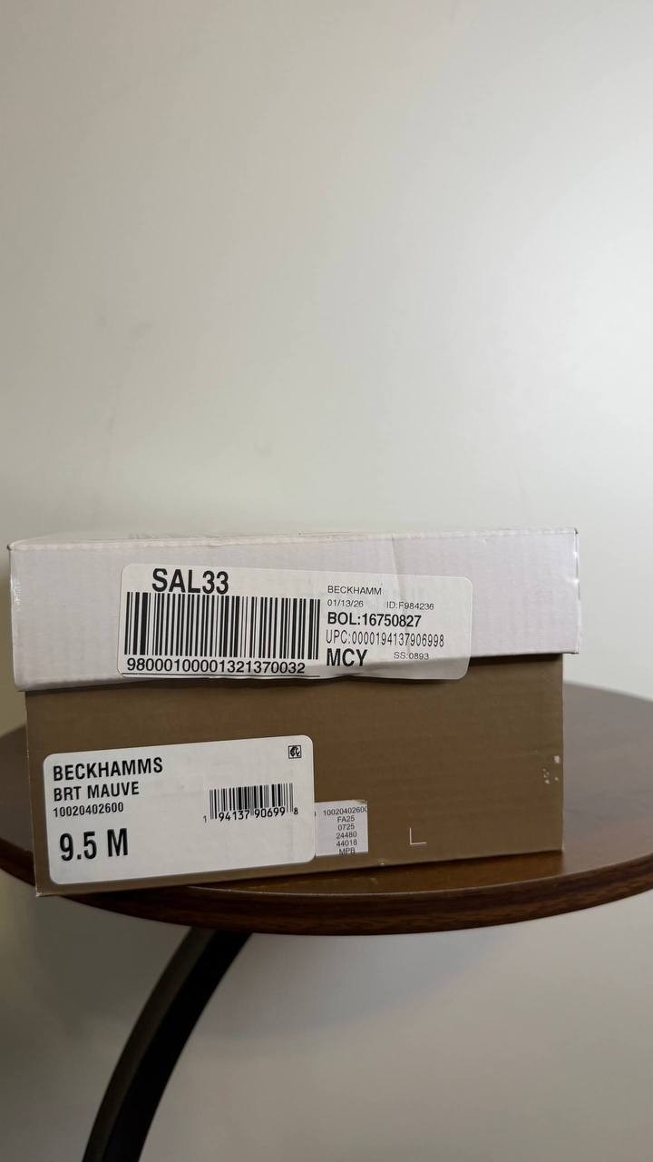 Giani Bernini Tailored Loafers 9.5M Mauve Suede New in Box