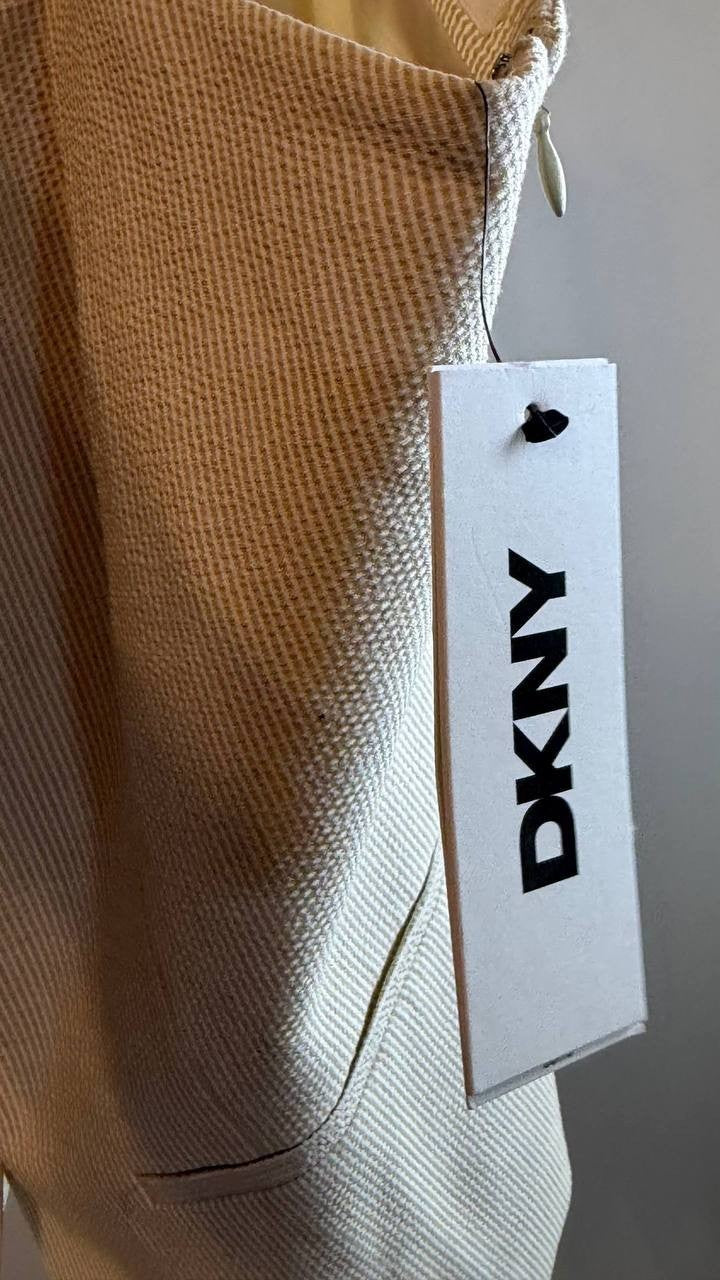 DKNY Women’s Top UD5JS043 Beige Size 16 NWT $99