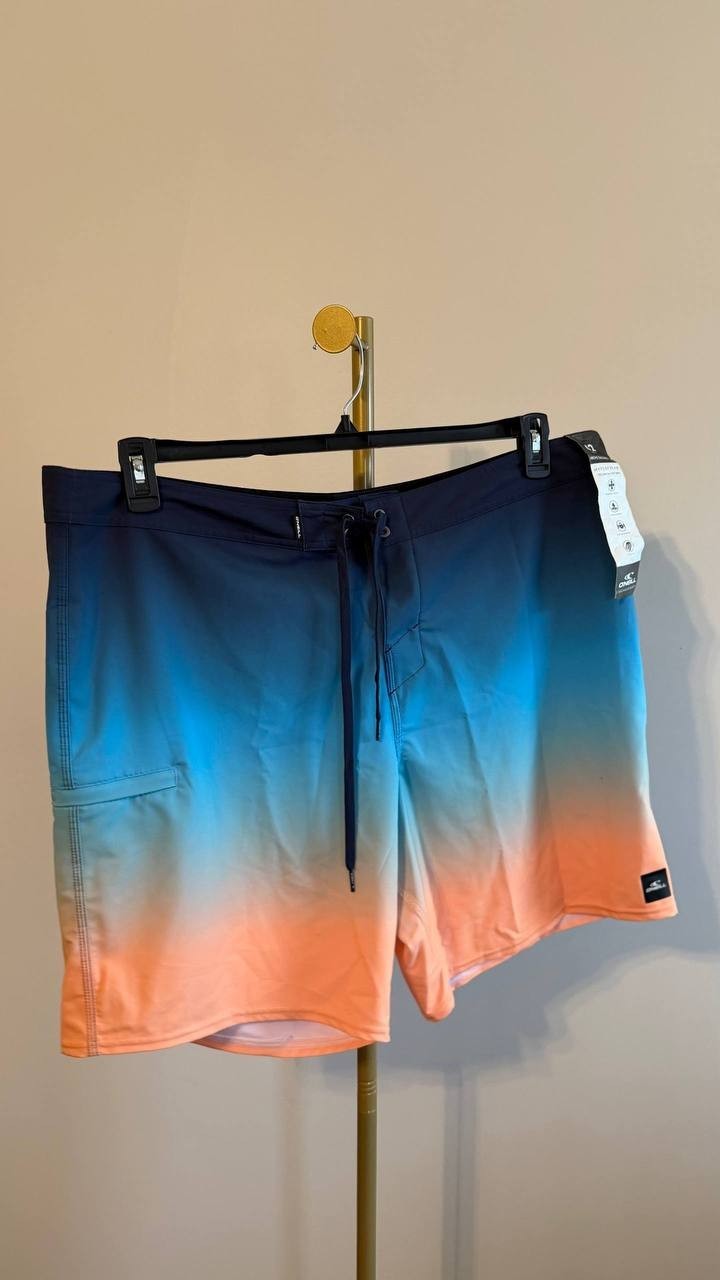 O’Neill Men’s Hyper Freak Heat Fade 19" Boardshorts Blue 42 $70 NWT