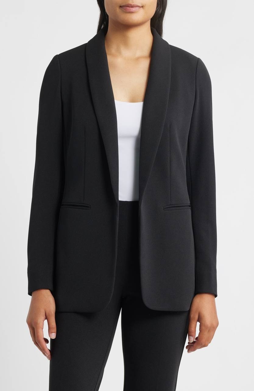 Anne Klein Shawl‑Collar Blazer – Size L – NWT – $139