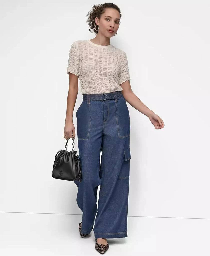 DKNY Women’s Textured Top – Size S – NWT – $89