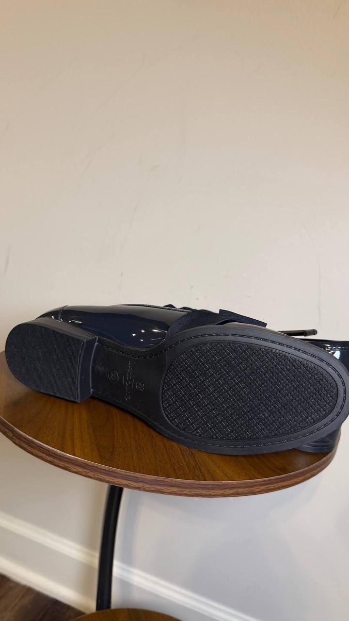 Bandolino Dark Blue Man‑Made Slip‑On Loafers 12W New in Box MSRP $79