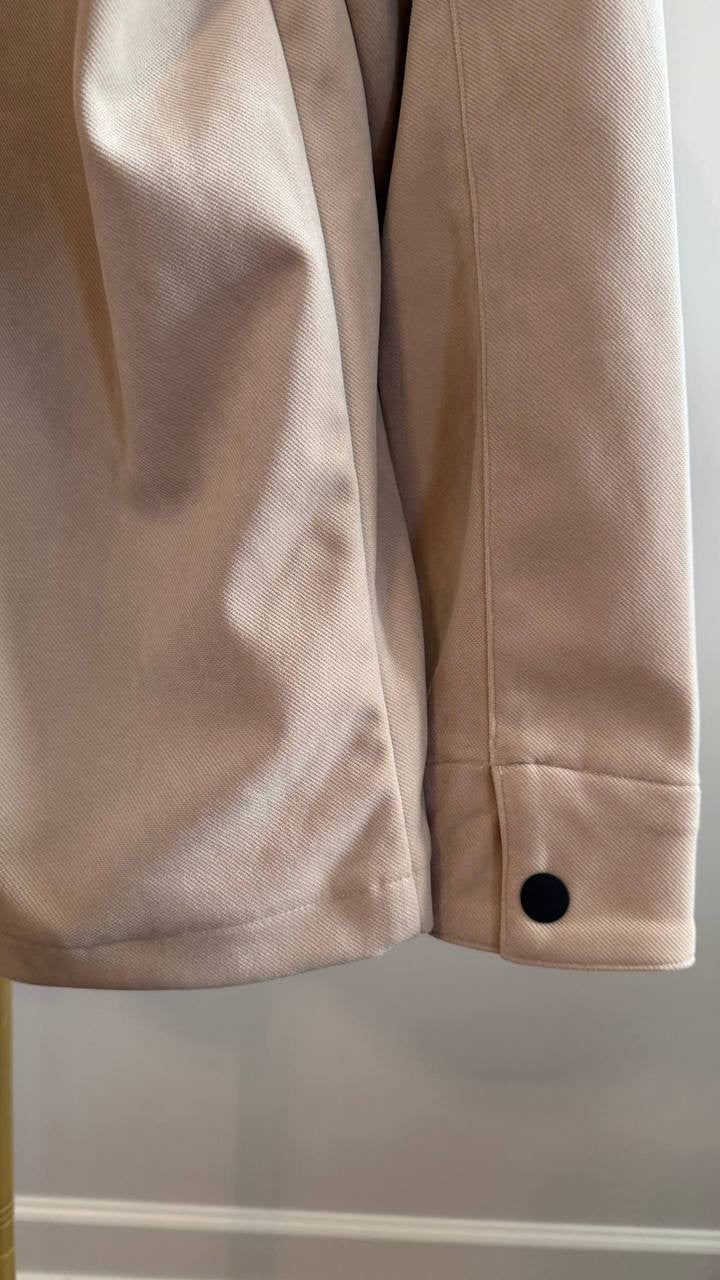 Matinique MAprospects Snap Overshirt Jacket Beige M NWT MSRP $228