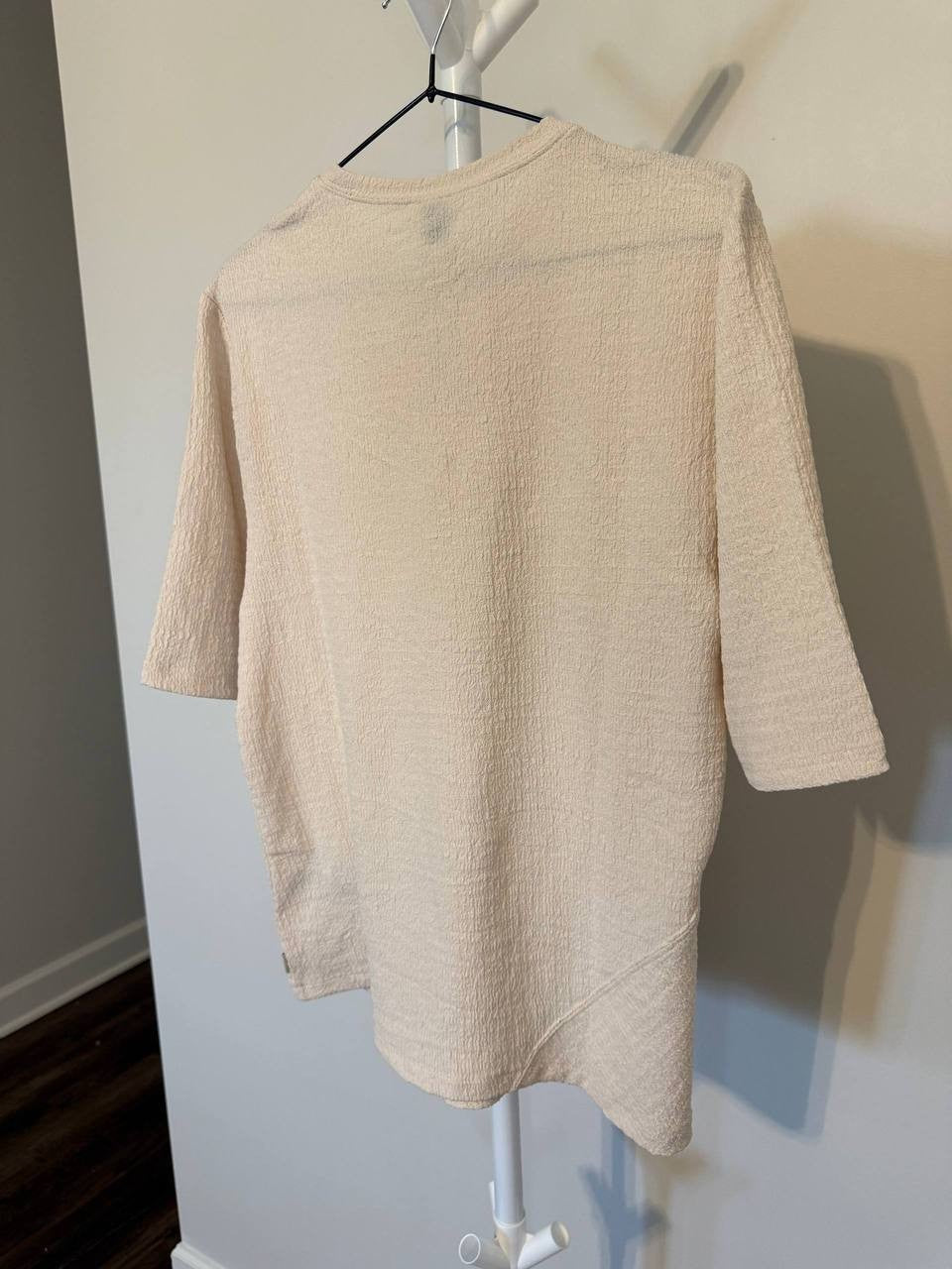 Calvin Klein Women’s Textured‑Knit –Ivory– Size L/G – NWT – $59