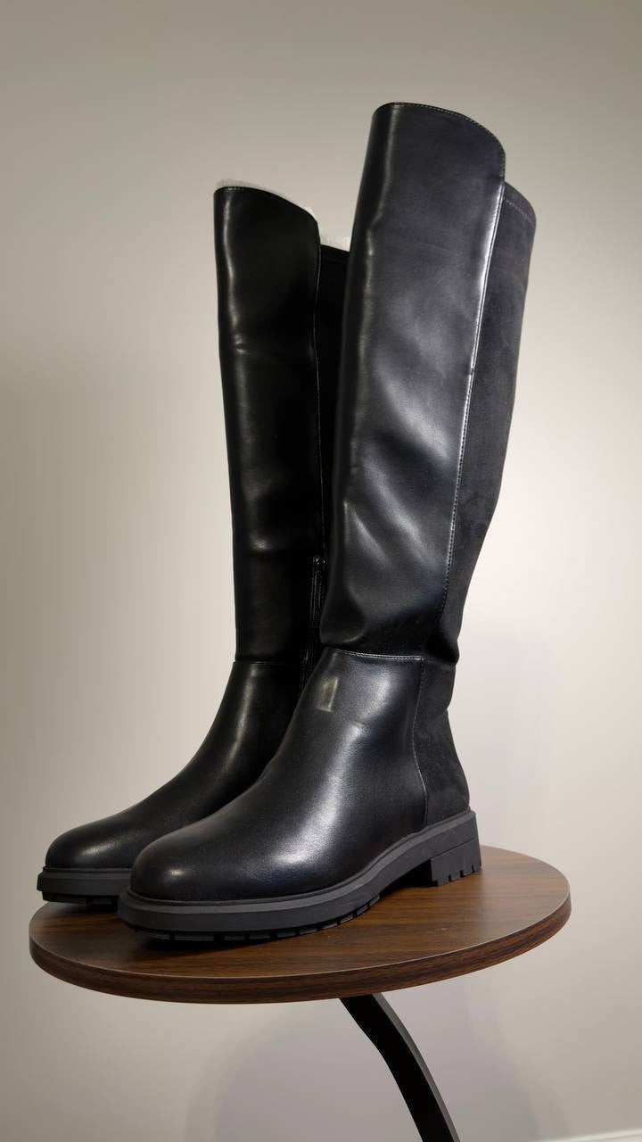 On  34th  Neffi  Almond‑Toe  Boots  Black  9M  New  No  Box  $170