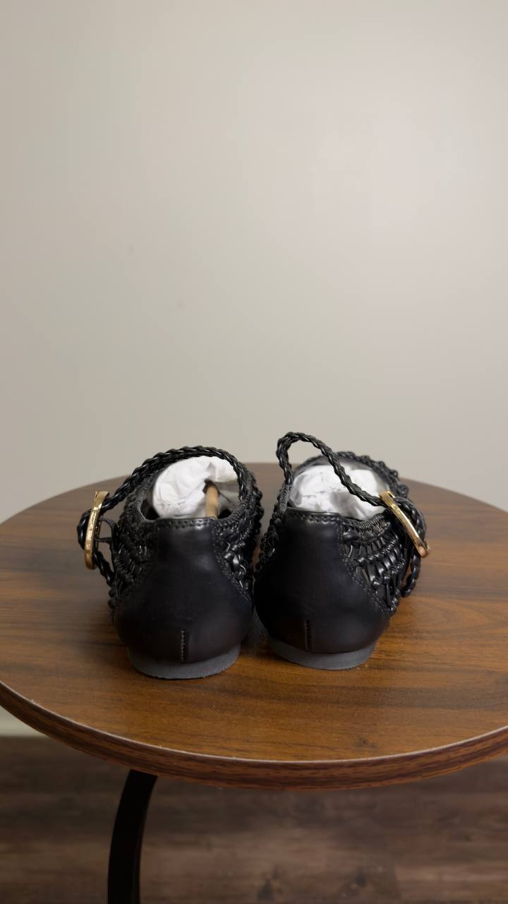 Kenneth  Cole  Ballet  Flats  Black  5M  New  $129
