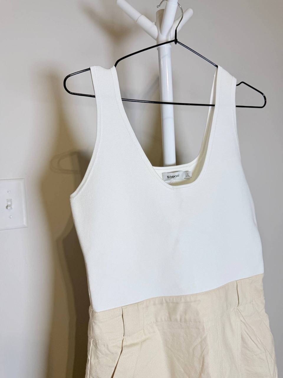 SIMKHAI-Dress-Ivory – Size 6 – NWT – $595 (Without Belt)
