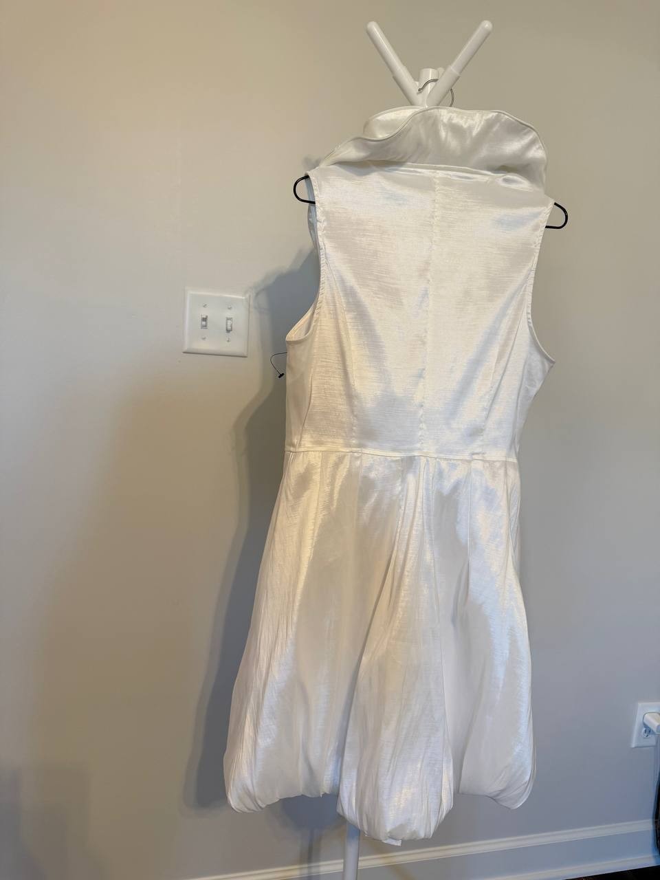 Ivy + Blu Triple‑Collar Tie‑Front Sleeveless Dress – Size 12 – NWOT