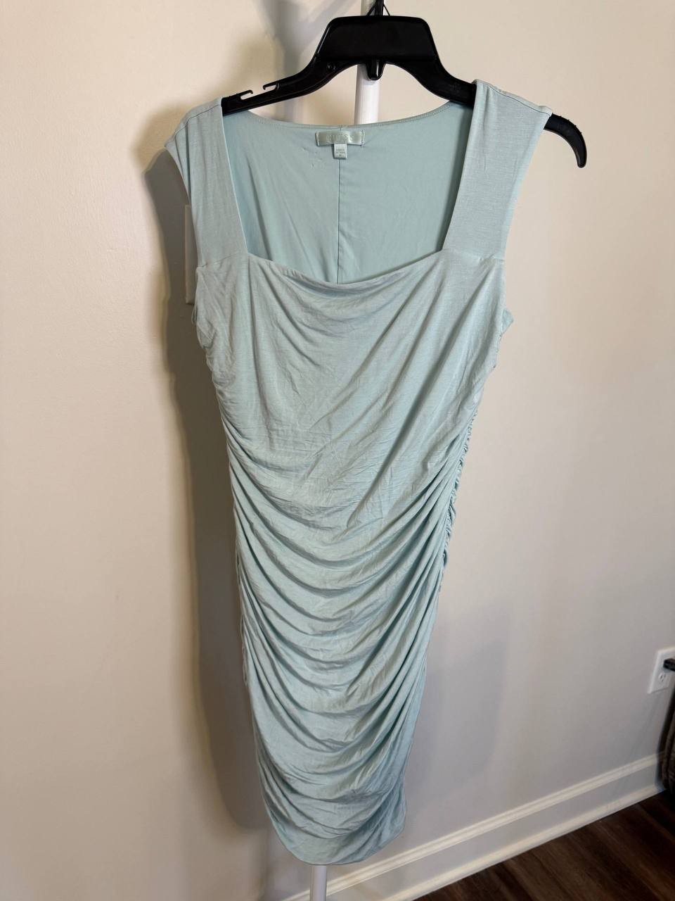 GUESS Nathaly Ruched Bodycon Dress – Size M – NWOT – $108 – Minor Flaw