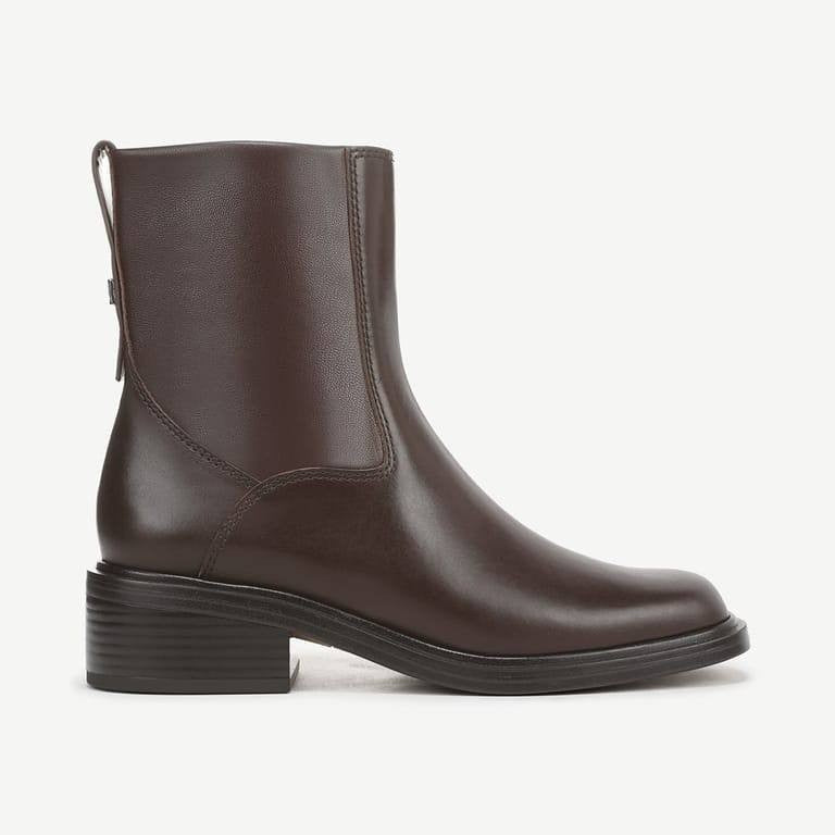 Franco Sarto Gracely Ankle Boot Brown Leather Women’s 8.5M NWB $175