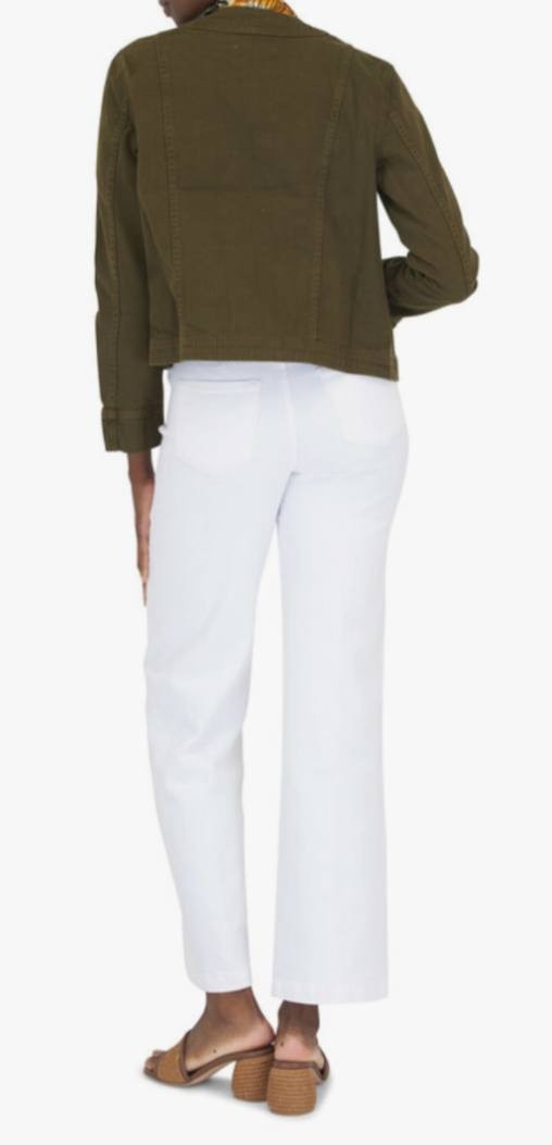 L’AGENCE “Scottie” Wide‑Leg Premium Denim Jeans – White – Size 29 – NWT – $255