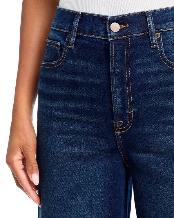 AQUA Dad High‑Rise Wide‑Leg Jeans – Dark Wash – Size 24 – NWT