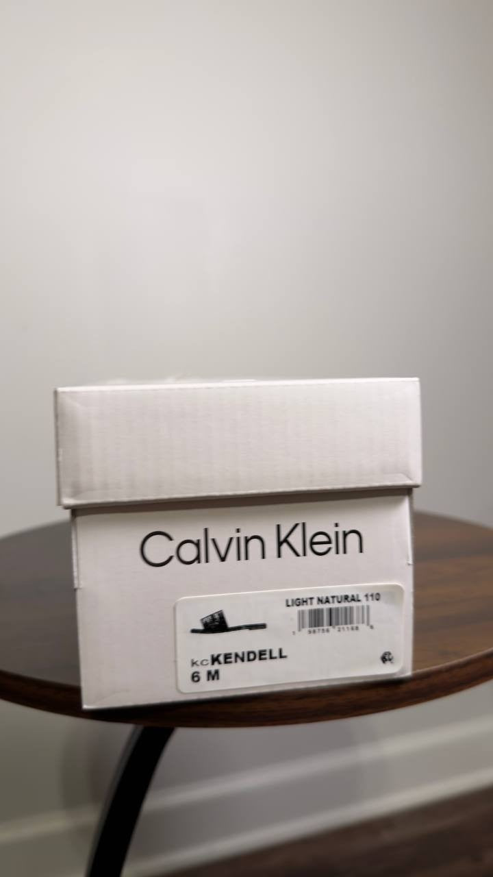 Calvin  Klein  Sandals  Light  Natural  6  M  New  $79