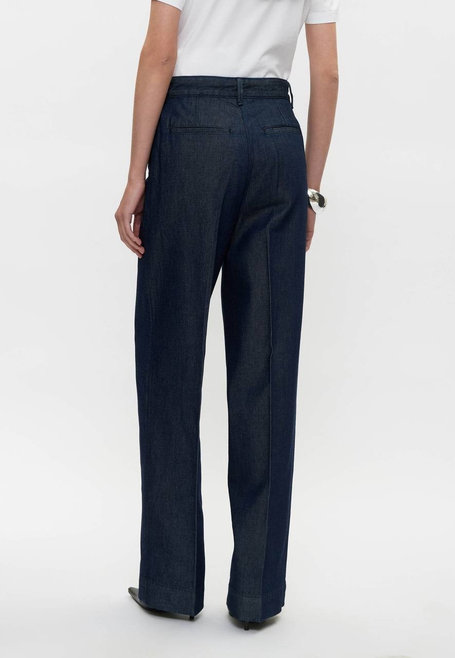 Calvin Klein Ultra High Relaxed Fit Jeans Dark Blue Denim 26Wr NWT $119