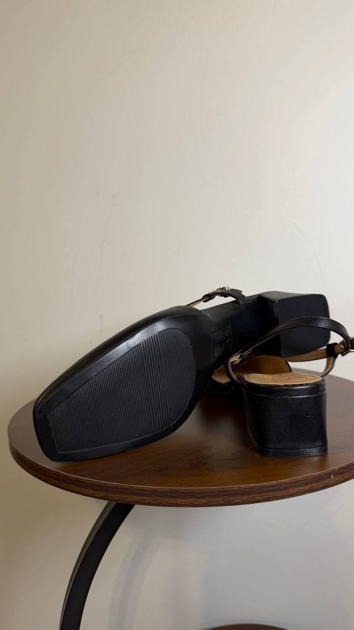 Naturalizer Helena Slingback Pumps 8W Black Heels New in Box