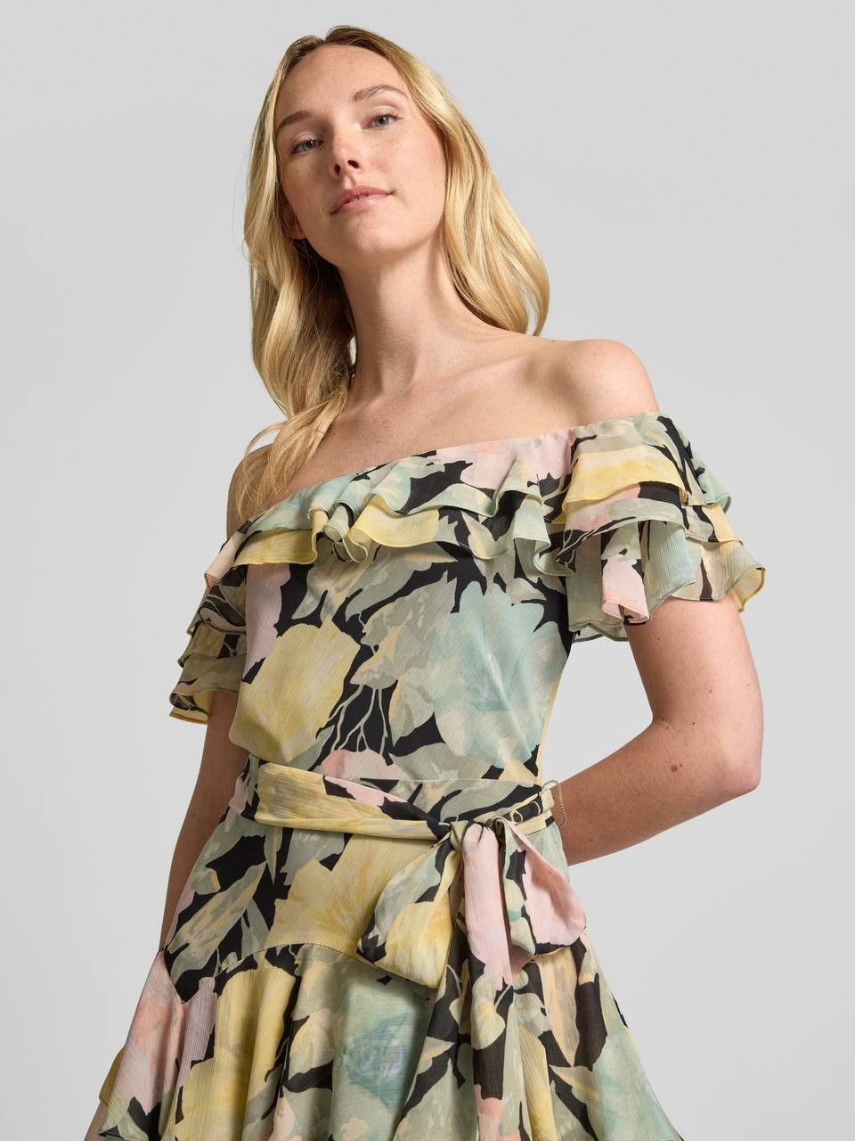Lauren Ralph Lauren Women’s MAIBEL Mini Dress Olive Print Size 4 NWT $225