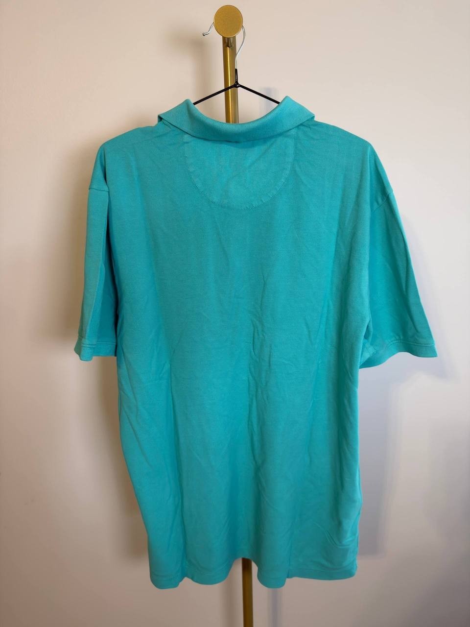 Tommy Bahama Solid Cotton Lookout Polo Shirt Cabo Teal L NWT $90