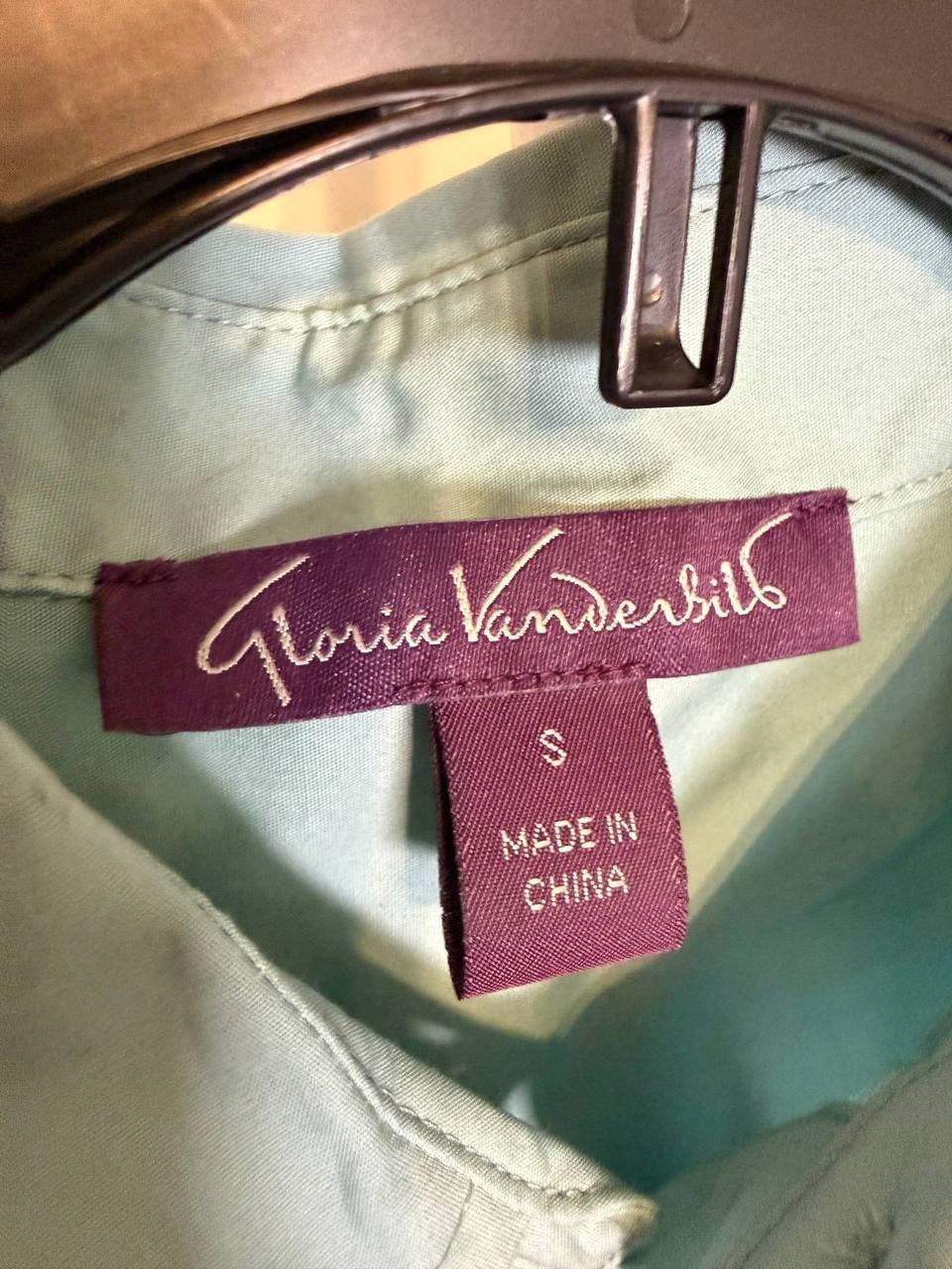 Gloria Vanderbilt Amanda Cotton Pullover Shirt – Size S – NWT – $48