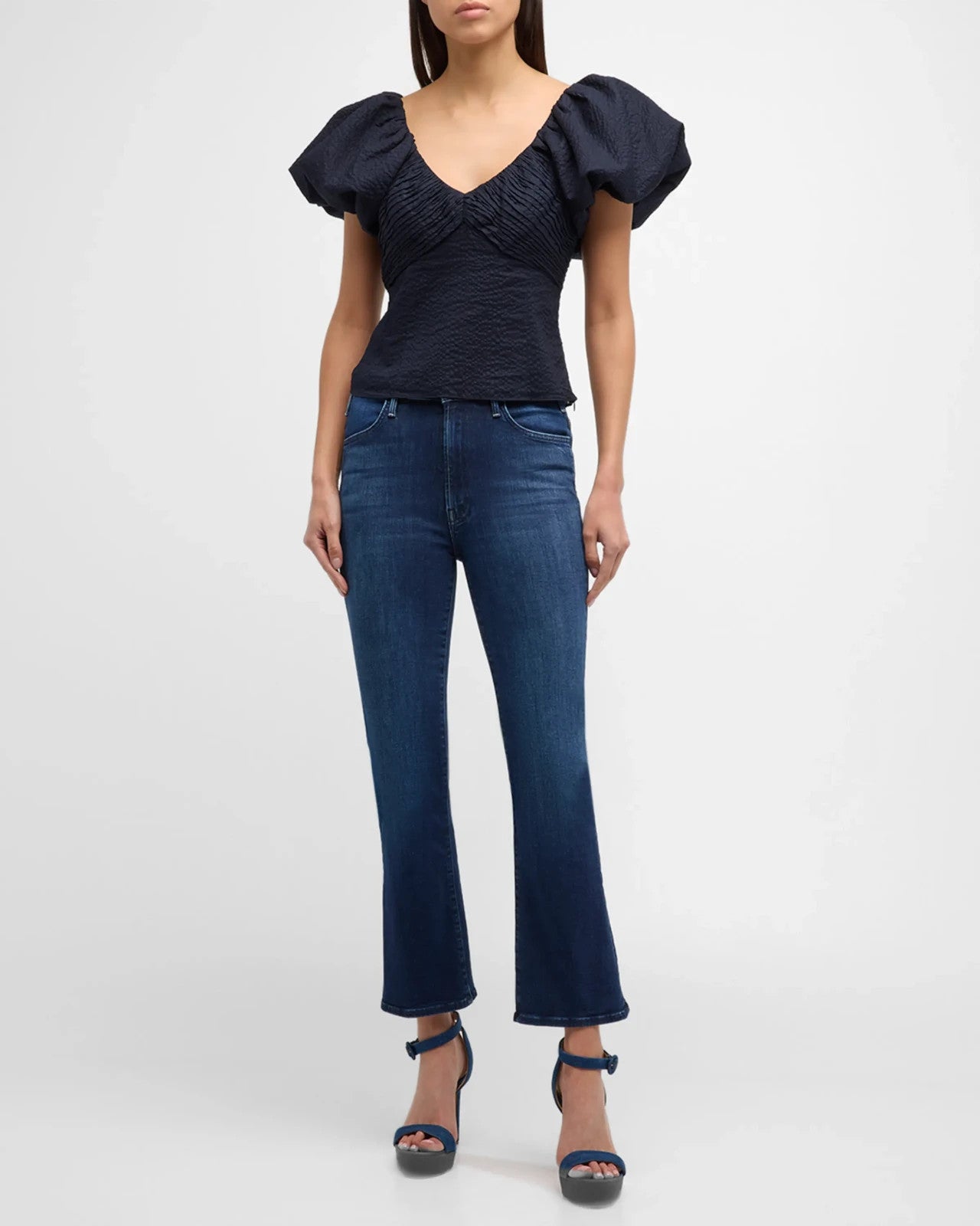 MOTHER The Hustler Ankle Jeans – Heirloom Wash, Size 25