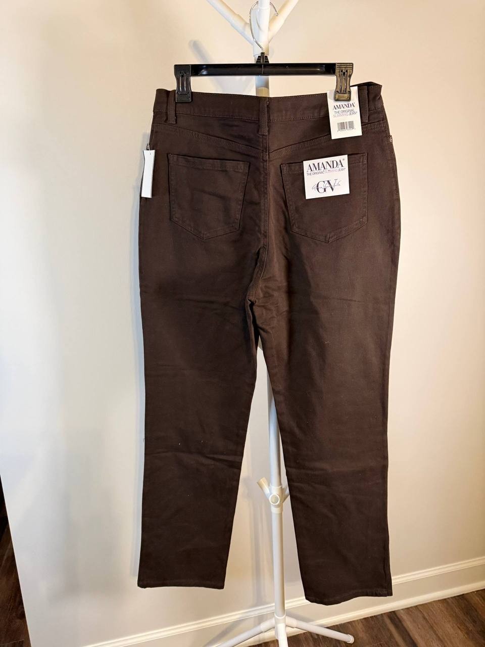 Gloria Vanderbilt Women’s Pants –Coffee Roast–  Size 12 – NWT – Classic Fit