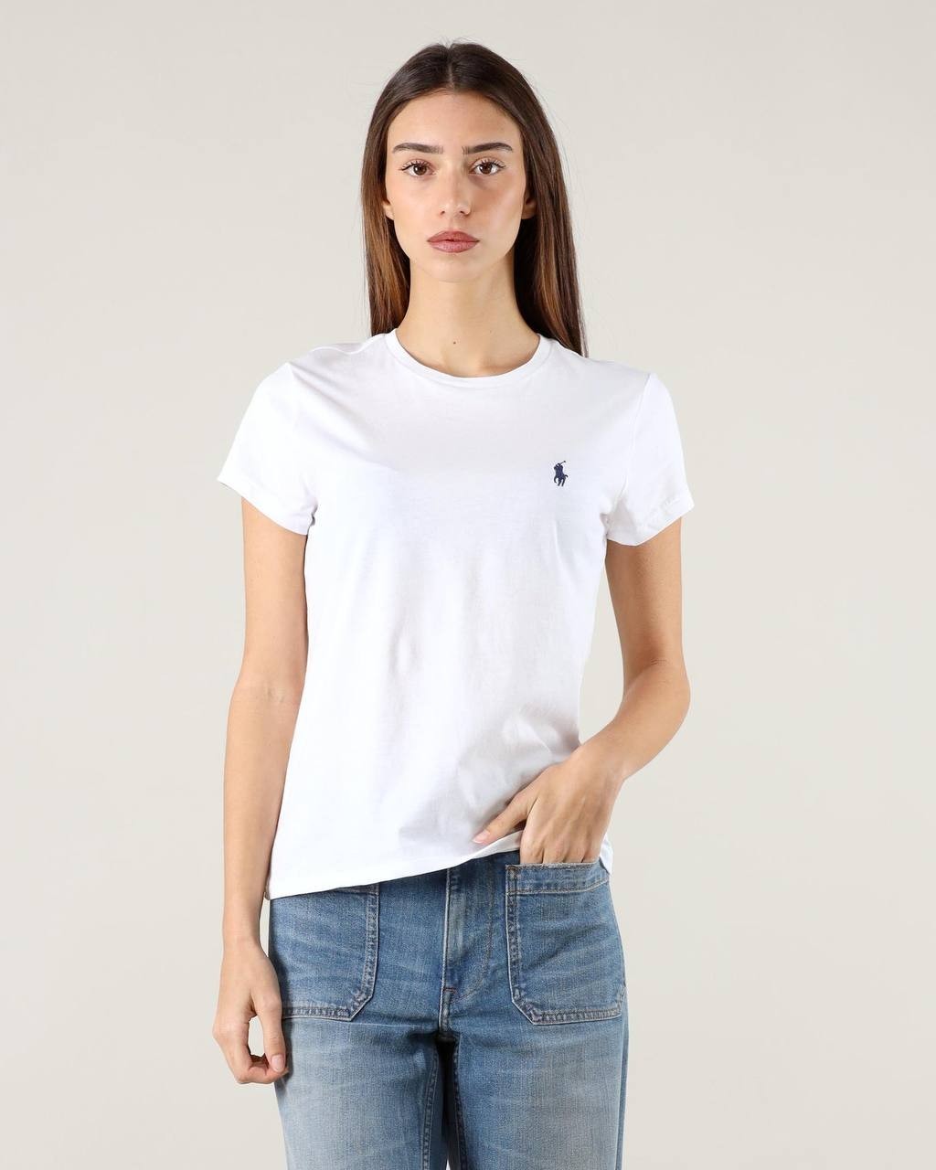 Polo Ralph Lauren Cotton T‑Shirt XXS White NWT $68