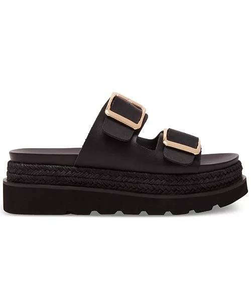 Madden Girl  Platform Sandals  Black  7.5  New  $59