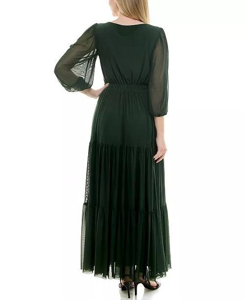 Taylor Scoop‑Neck Tiered A‑Line Dress – Size 8 – NWOT – $128