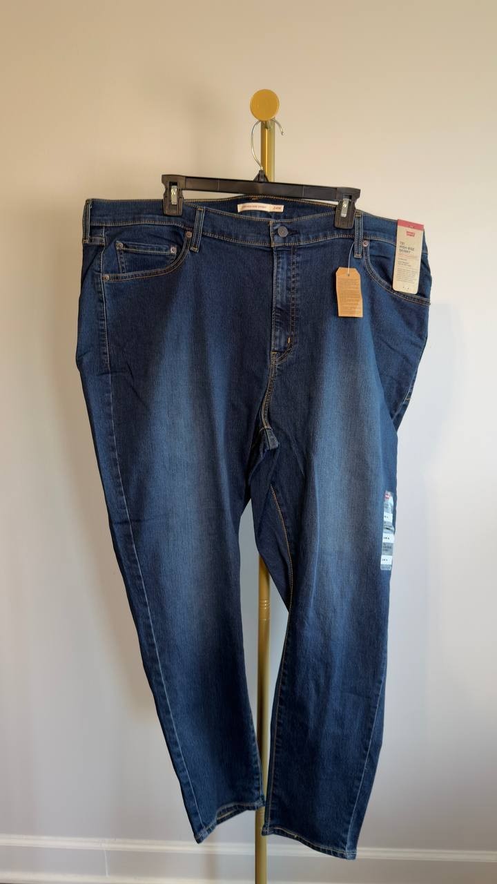 Levi’s 721 High Rise Skinny Jeans Plus Size 24W Medium Wash NWT $69.50