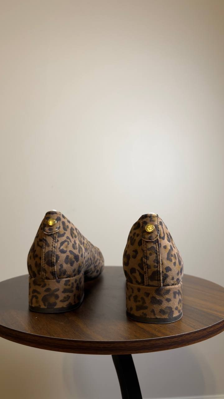 Easy Spirit Block Heel Pumps Leopard 10 M New With Box $99.00