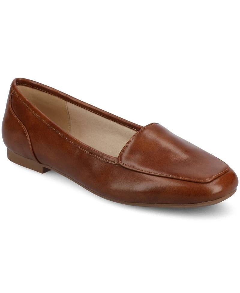 Journee Cognac Ballet Flats 7WD NIB MSRP $79