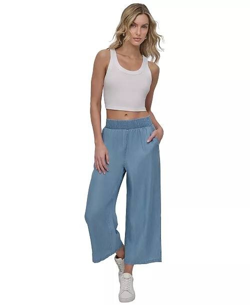 DKNY Jeans Pull‑On Wide‑Leg Ankle Pants – Size XL – NWOT – $79