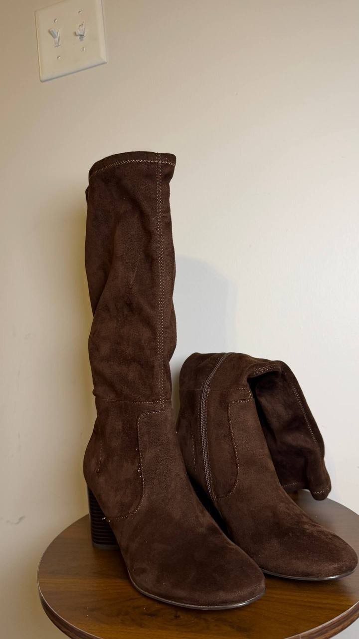 Style&Co Dark Roast Round Toe Boots 7.5M New in Box MSRP $89.90