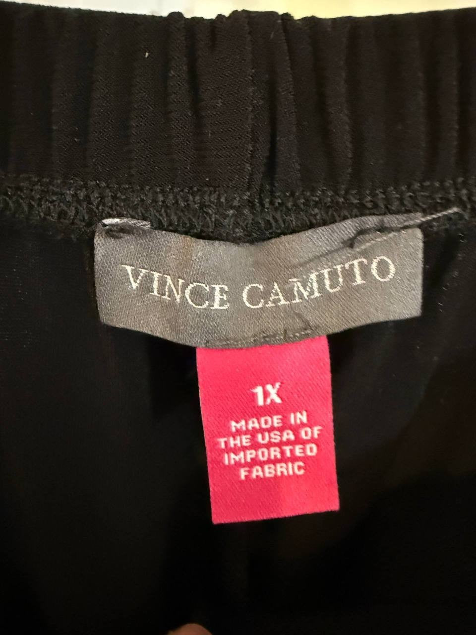 Vince Camuto Plus Size Pull‑On Wide‑Leg Pants – Size 1X – NWT – Black – $89