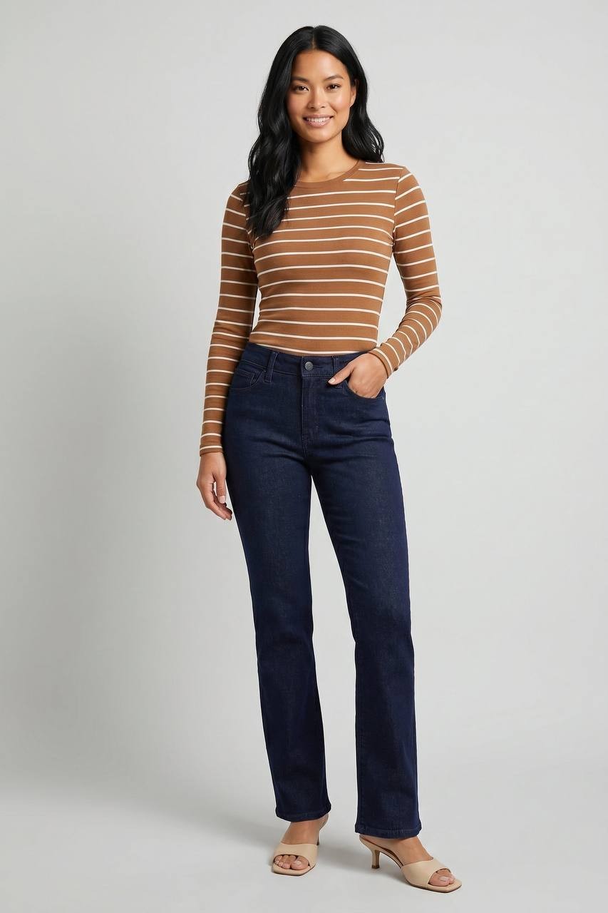 NYDJ Barbara Bootcut Jeans Rinse  6 NWT $99