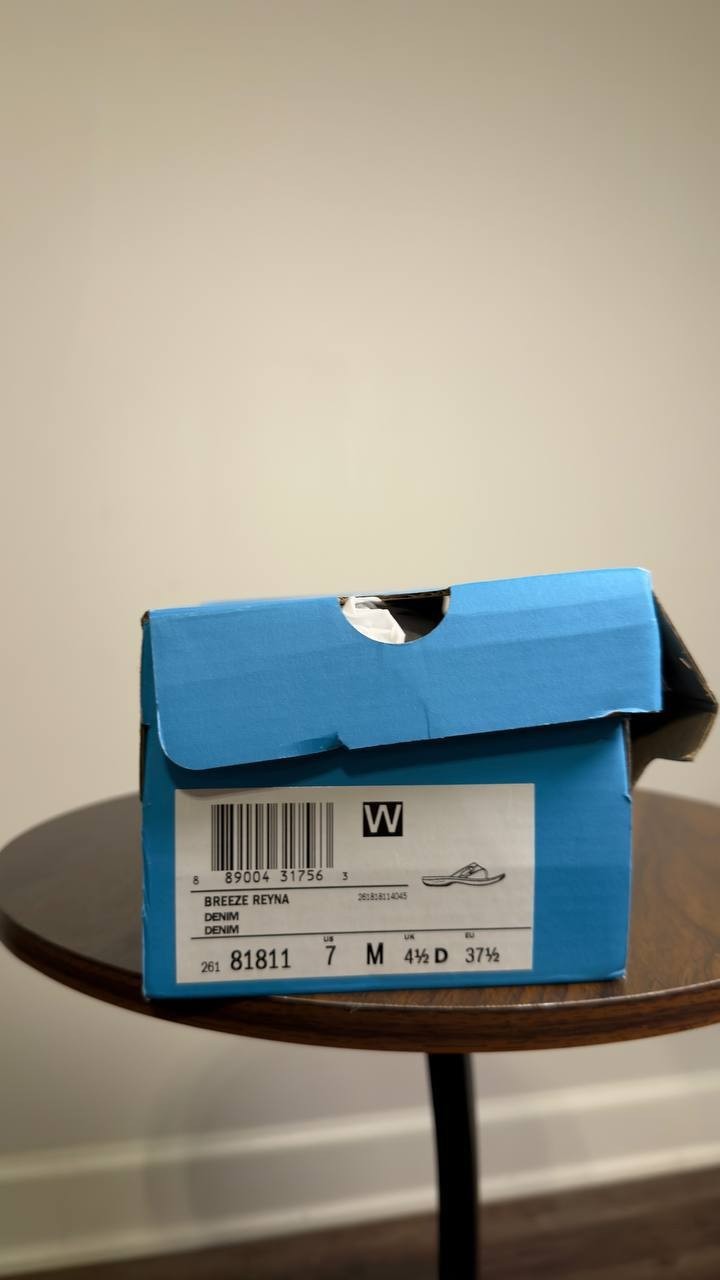 Clarks  Sandals  Denim  7M  New  $60